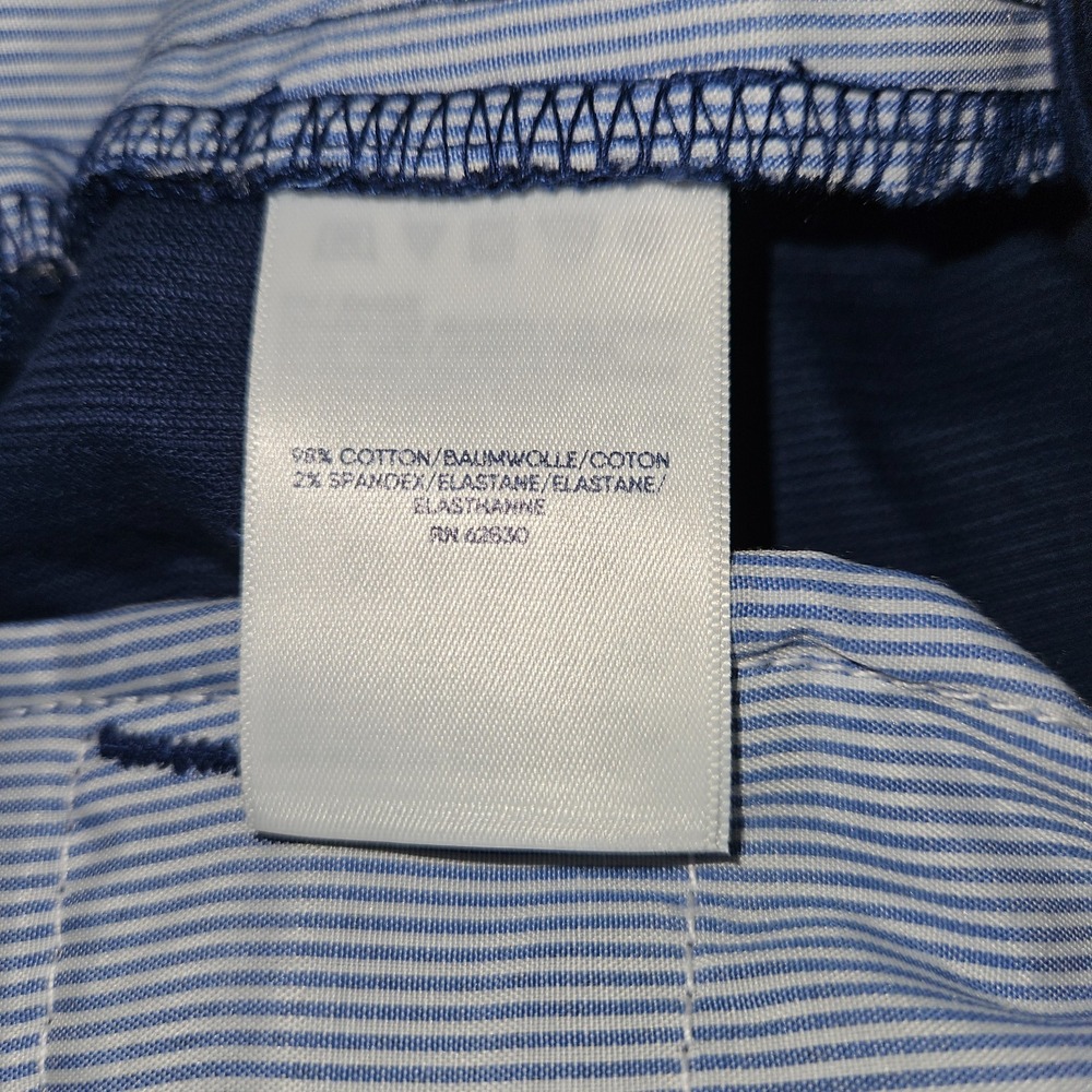 Lands End Corduroy Pants Mens 42 Navy Blue Excellent Traditional Fit Cuffed - Picture 6 of 7
